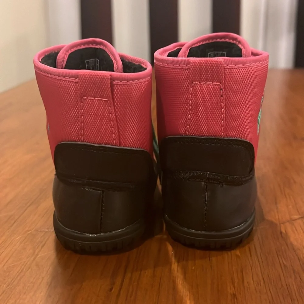 Polo Ralph Lauren Packer Baby Infant Crib Booties Shoes Boots Girls Size 2